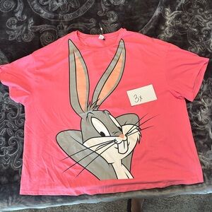 Warner Bros. Pink Bugs Bunny Short Sleeve Tee